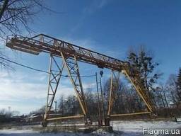 Кран козловий 12тон 16м консолі 2х6м