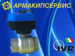 Кран шаровый с электроприводом 2-х и 3-х ходовой IVR(Италия)