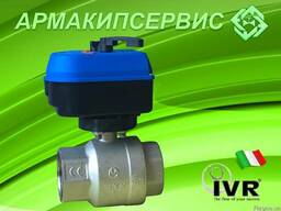 Кран шаровый с электроприводом IVR (Italy), G1/2-G2