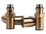 Кран угловой под ТЭН 1/2"х1/2", бронза, 2шт. - фото 2