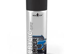 Краска Аэрозоль Акриловая Для Бампера Структурная Черная New Ton Acrylic Bumper Spray...