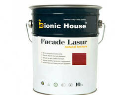 Краска для дерева Facade Lasur Bionic-House 10л Вишня А108