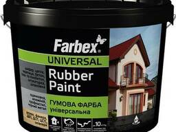 Фарба гумова Farbex для дахів та фасадів 12 кг