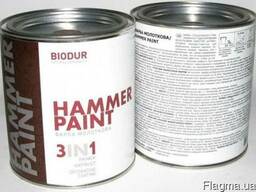 Краска с молотковым эффектом Biodur Hammer Paint 0,7л