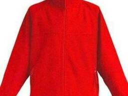 Детская флисовая куртка, красный цвет