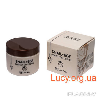 Крем-гель для лица с муцином улитки Secret Skin Snail +. ..