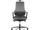Кресло руководителя Barsky ST-01 StandUp Leather, кресло с натуральной кожи, черный - фото 2