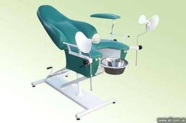 Кресло гинекологическое смотровое КС-2РМ с мех. регулировкой