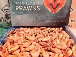 Креветки варено мороженые 60/80 Норвегия