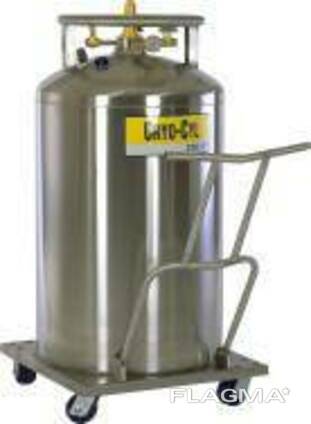 Криоцилиндр на 230литров для хранения жидкого азота. ..