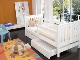 Кровать детская деревянная Адель Карина кроватка белая новая