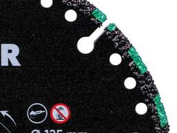 Круг алмазный отрезной 1A1RSS V 125x2,5/1,5x6x22,2 Pro Rex