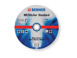 Круг чистый 125 x 6 x 22,23 чашка, 12220 об/мин Berner