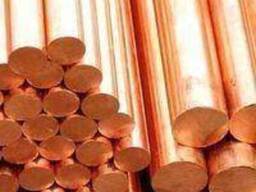 Круг медный марка М1 диаметром 35 мм