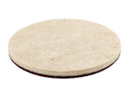 Круг полировальный Mastertool на липучке из натурального войлока мягкий влагостойкий 6...