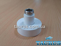 Круглий білий об'ємний фланець D60 / висота 20 мм ThermoPulse white з н/ж сталі. ..