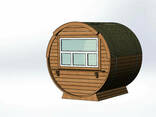 Круглый киоск- бочка 2,4 х 2,4 м - фото 1