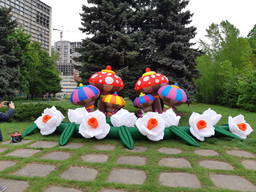 Надувные цветы гирлянды