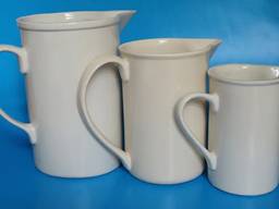 Кружка №2 фарфоровая 500 мл с носиком и ручкой