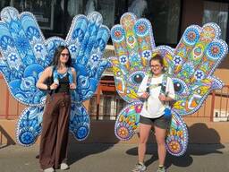 Крылья надувные на человека 3х3 м 2 кг 4 часа работы на одном заряде