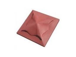 Крышка бетонная для столбов рифленная