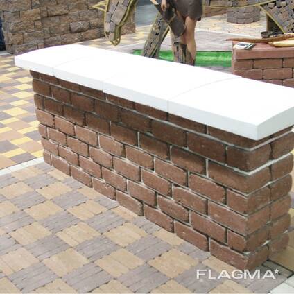 Кришка двоскатна (зрізана) 500х500 білий