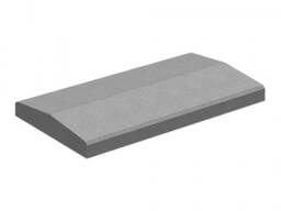 Кришка двоскатна сіра 500х260х60 на паркан