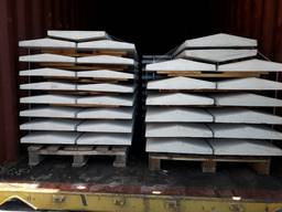 Накрытие на забор 1250х460 мм из бетона