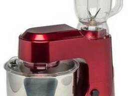 Кухонный комбайн (красный, нержавеющая сталь)