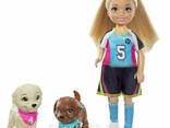 Кукла Барби Челси, набор игра в футбол с щенками, Barbie Dreamhouse Adventures Chelsea. ..
