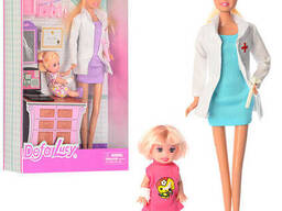 Кукла типа Барби доктор DEFA с дочкой (8348(Blue))