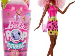 Кукла Barbie Pop Reveal Ягода Bubble Tea с аксессуарами и сюрпризами HTJ20