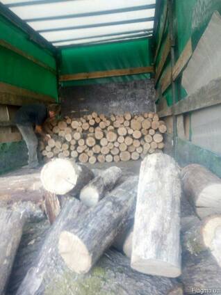 Купить дрова кругляк метровки, чурки дуб, акация Киев