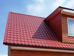 Матовая металлочерепица и профнастил