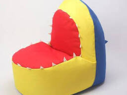 Купить онлайн детское кресло мешок акула