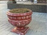Купить садово - уличные вазоны из бетона - заводские цены. - фото 1