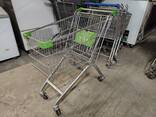 Купівельні візки бу, візок для покупця б у, торгові візки б у, візок для супермаркету - фото 1