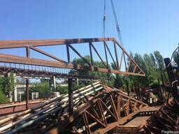 Куплю фермы, каркас ангара, конструкцию металлическую бу