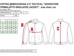 Куртка демисезонная 5.11 Tactical Adventure Primaloft Insulated Jacket черная