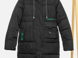 Куртка для дівчинки JinShaLang 134 Чорний ЦБ-00221463 (SKT000912581)