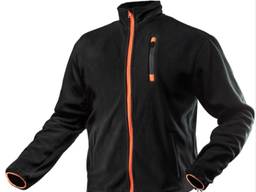 Куртка рабочая NEO TOOLS 81 500 из флиса . Цвет черно-оранжевый цвет.