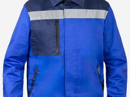 Куртка робоча, колір волошка з темно-синім, арт.80992