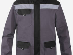 Куртка робоча сіро-чорна