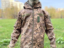 Куртка Soft Shell софтшелл колір - Піксель. Розмір M.