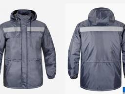 Куртка утеплена, сіра