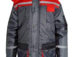 Куртка утеплена сіра