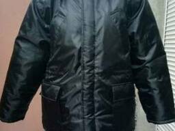 Куртка утепленная черного цвета "Аляска"