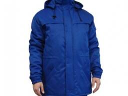 Куртка утепленная флис, цвет василек