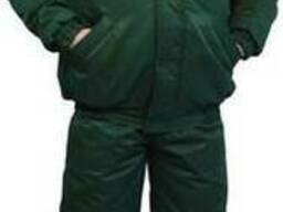Куртка утепленная 'Иней' ФЛИС, цвет зеленый