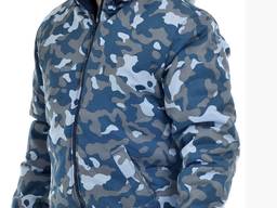 Куртка утепленная на резинке с застежкой на молнии